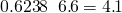 Rendered by QuickLaTeX.com 0.623\phantom{\rule{-0.1em}{0ex}}\underset{_}{8}\phantom{\rule{0.2em}{0ex}}×\phantom{\rule{0.2em}{0ex}}6.\phantom{\rule{-0.1em}{0ex}}\underset{_}{6}=4.\phantom{\rule{-0.1em}{0ex}}\underset{_}{1}