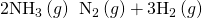 Rendered by QuickLaTeX.com 2{\text{NH}}_{3}\left(g\right)\stackrel{}{⇌}{\text{N}}_{2}\left(g\right)+3{\text{H}}_{2}\left(g\right)