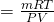 Rendered by QuickLaTeX.com ℳ=\frac{mRT}{PV}