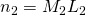 Rendered by QuickLaTeX.com {n}_{2}={M}_{2}{L}_{2}