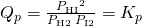 Rendered by QuickLaTeX.com {Q}_{p}=\frac{{P}_{\text{HI}}{}^{2}}{{P}_{\text{H2}}\phantom{\rule{0.2em}{0ex}}{P}_{\text{I}2}}={K}_{p}