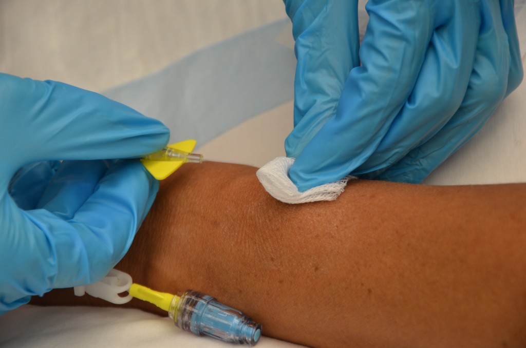 Changing IV to Saline Lock Phlebotomy Career Training
