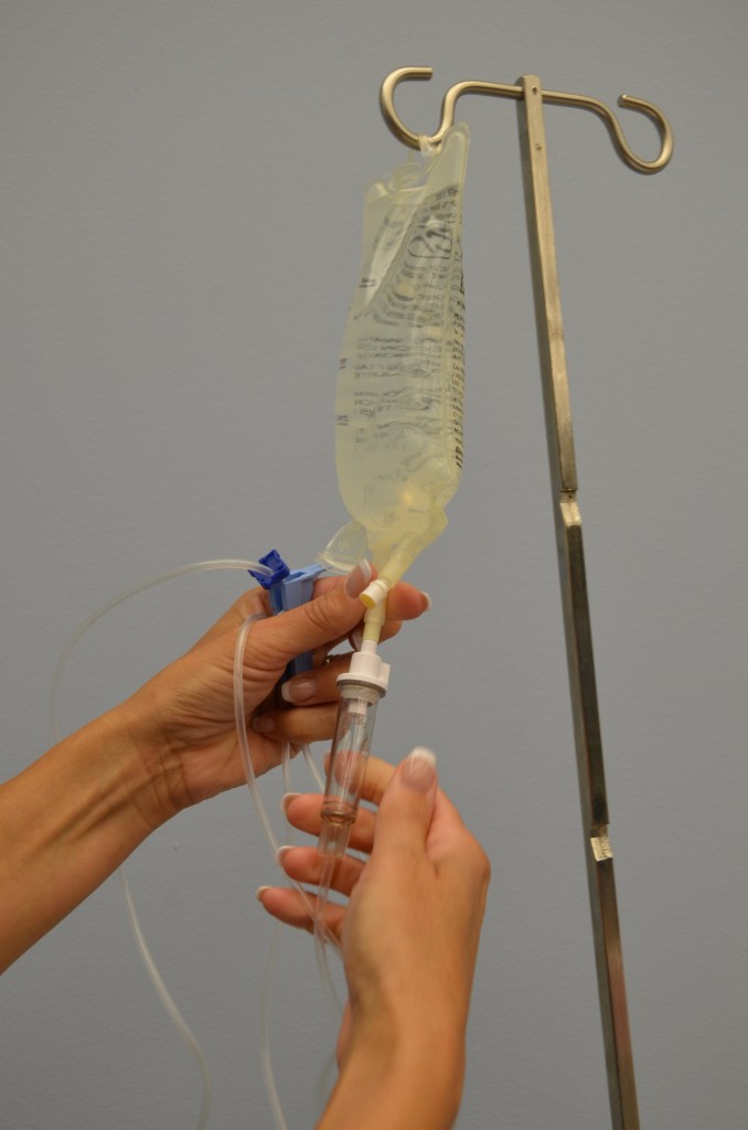 Solution Used To Prime Blood Tubing