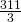 \frac{311}{3}