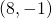 \left(8,-1\right)