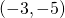 \left(-3,-5\right)