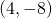 \left(4,-8\right)