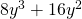 8{y}^{3}+16{y}^{2}