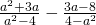 \frac{{a}^{2}+3a}{{a}^{2}-4}-\frac{3a-8}{4-{a}^{2}}