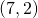 \left(7,2\right)