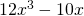 12{x}^{3}-10x