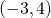 \left(-3,4\right)