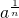 Rendered by QuickLaTeX.com {a}^{\frac{1}{n}}