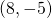 \left(8,-5\right)