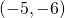\left(-5,-6\right)