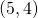 \left(5,4\right)