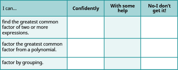 This table has the following statements all to be preceded by 