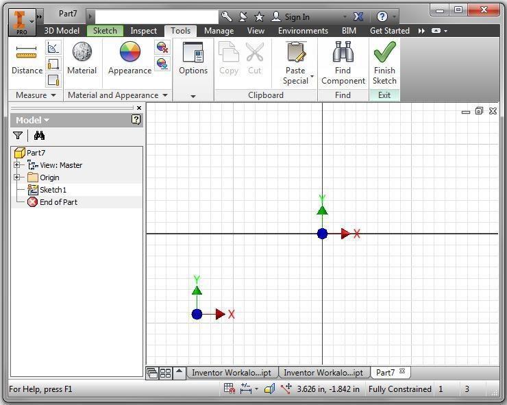 How to show if a model is fully constrained in Inventor