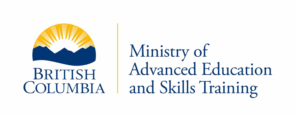 The British Columbia Ministry of Advanced Education and Skills Training logo