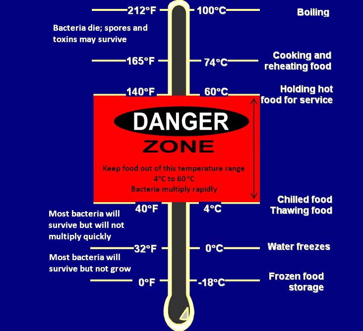 Temperature chart. Long description available.