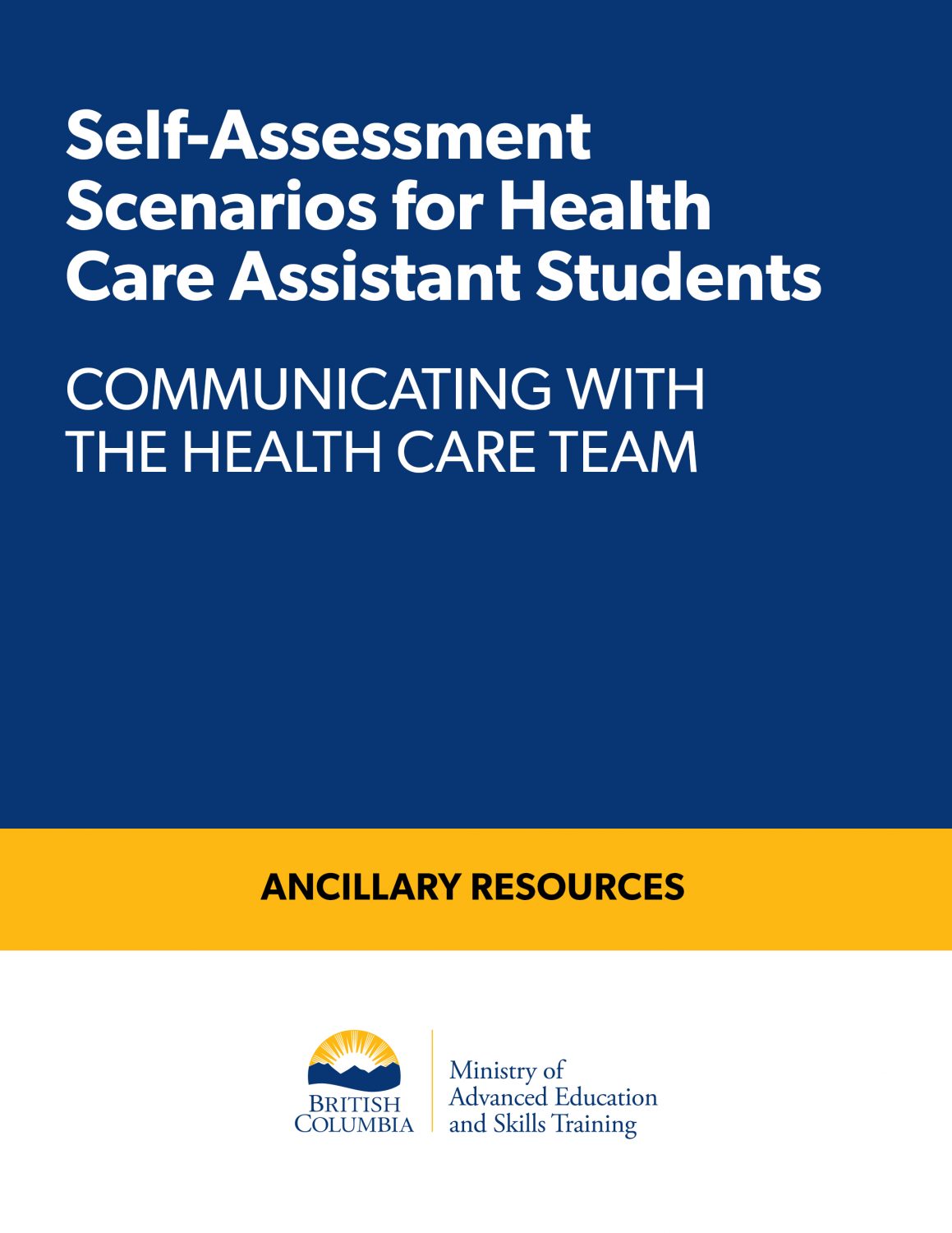 Cover image for Communicating with the Health Care Team