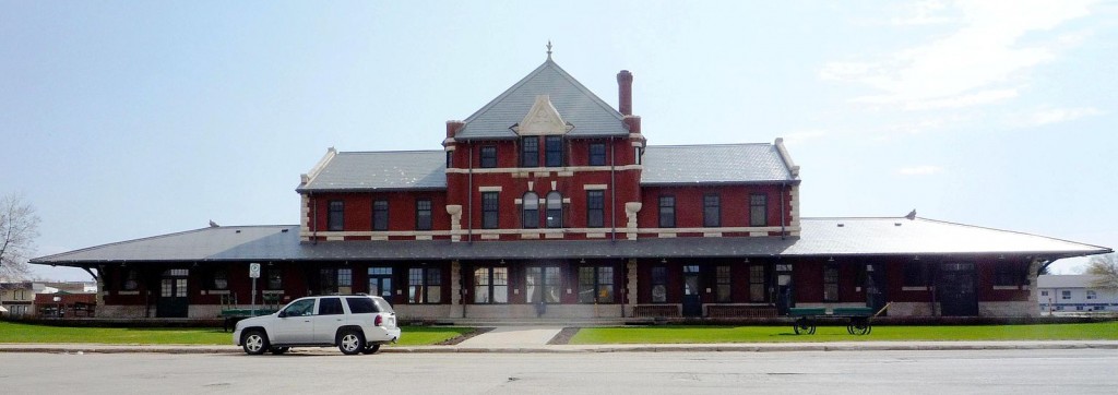 The historic Dauphin Canadian Northern Railway Station, in Dauphin, Manitoba