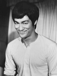Photo of Bruce Lee from the film Fists of Fury (aka The Big Boss).