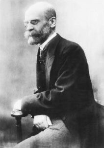 Image of Emile Durkheim.