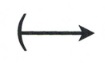 Right arrow attached to a left parenthesis.