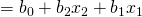 Rendered by QuickLaTeX.com ŷ={b}_{0}+{b}_{2}{x}_{2}+{b}_{1}{x}_{1}