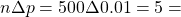 n·p=500·0.01=5=µ