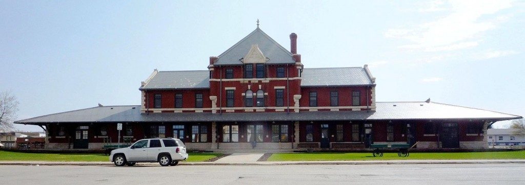 The historic Dauphin Canadian Northern Railway Station, in Dauphin, Manitoba