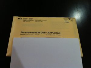 Questionnaires for Statistics Canada's 2011 Census