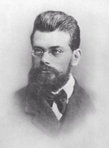 Portrait of Boltzmann at age 31.