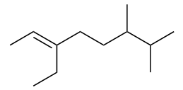 3-ethyl-6,7-dimethyloct-2-ene