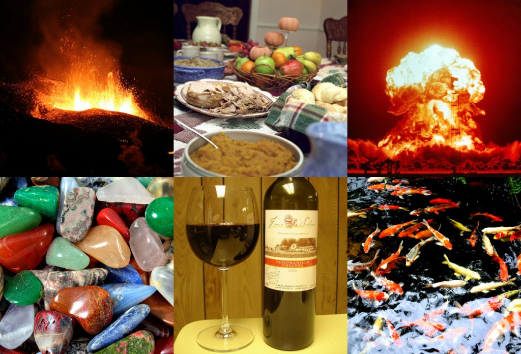 Lots of things are chemistry, including volcanic eruptions, baking, and wine