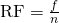 Rendered by QuickLaTeX.com \text{RF}=\frac{f}{n}