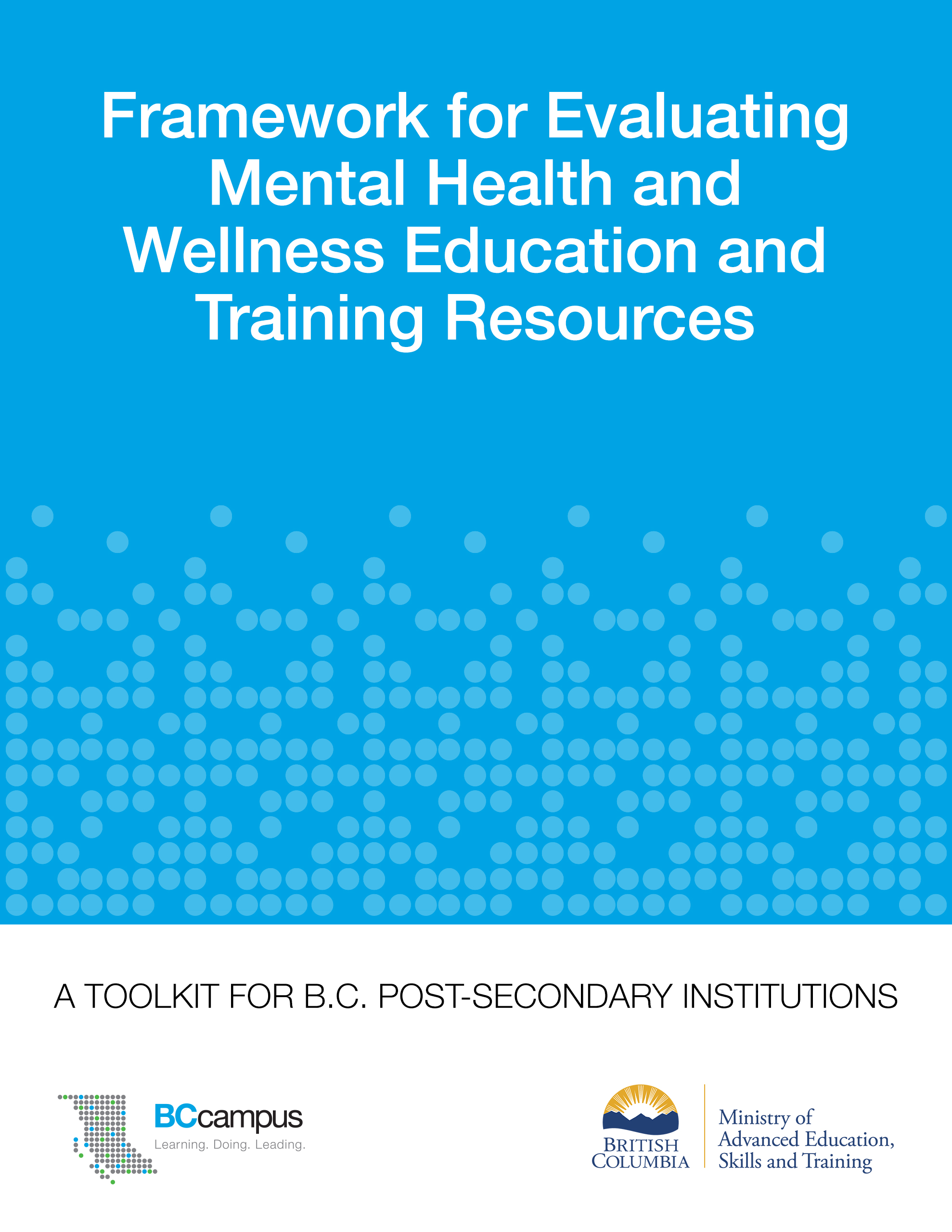 Cover image for Framework for Evaluating Mental Health and Wellness Education and Training Resources