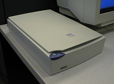 Photo of a desktop scanner