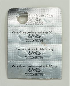 Dimenhydrinate Tablets 50 mg.