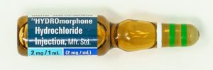 Hydromorphone hydrochloride injection. 2 mg per 1 mL.