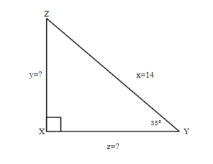 solving real life problems using trigonometric ratios involving right triangles
