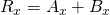 Rendered by QuickLaTeX.com {R}_{x}={A}_{x}+{B}_{x}