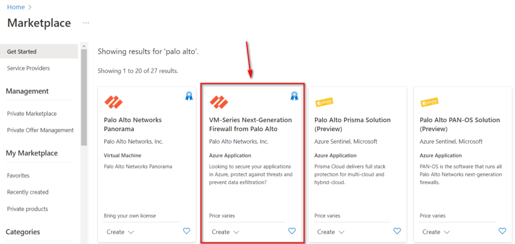 4.2 Deploy Palo Alto to Azure – Palo Alto Firewall