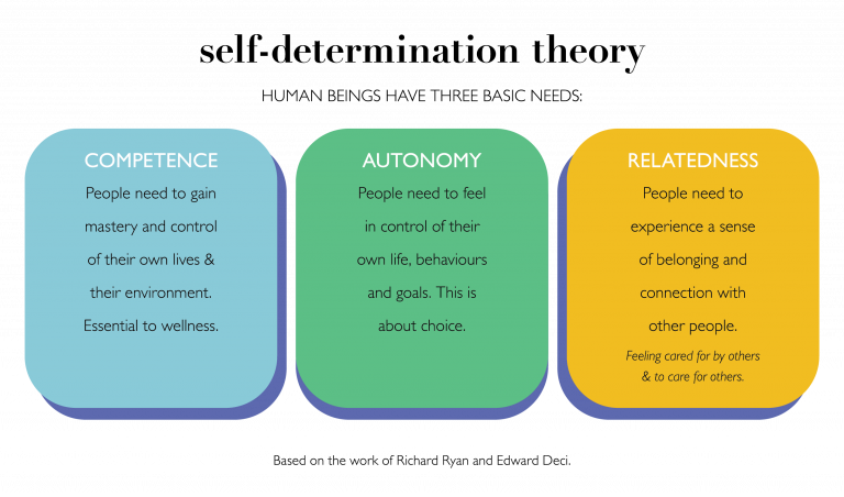 Self-Determination Theory – Post-Secondary Peer Support Training Curriculum