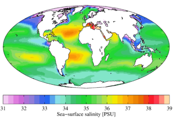 18.4 Ocean Water – Physical Geology – 2nd Edition