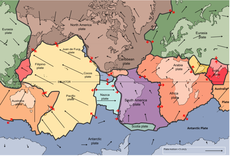 10.4 Plate, Plate Motions, and Plate Boundary Processes Physical