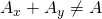 Rendered by QuickLaTeX.com {A}_{x}+{A}_{y}\ne A
