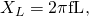 Rendered by QuickLaTeX.com {X}_{L}=2\pi \text{fL}\text{,}