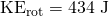 Rendered by QuickLaTeX.com {\text{KE}}_{\text{rot}}=\text{434 J}